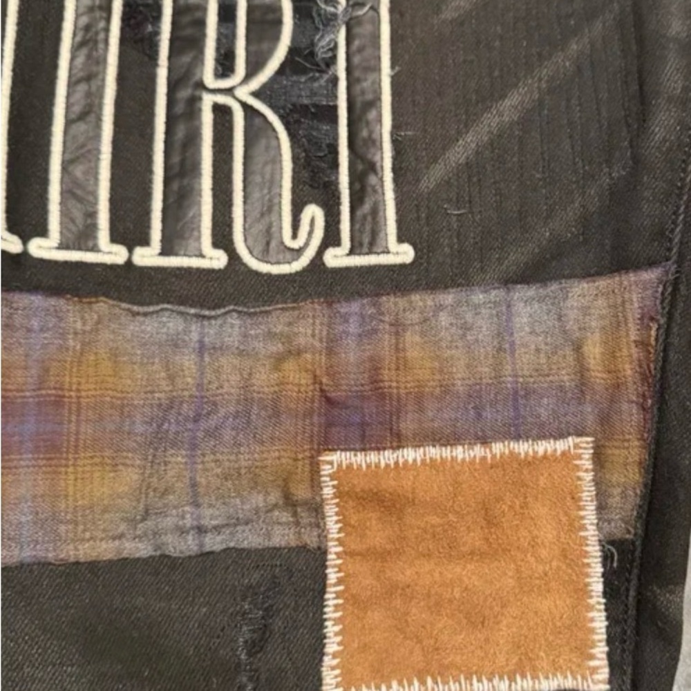 Amiri Multicolor Patchwork Denim - image 2